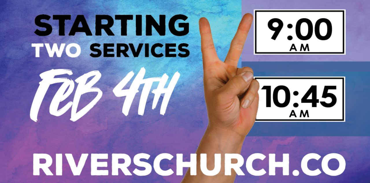 2 Services - 9:00 AM and 10:45 AM